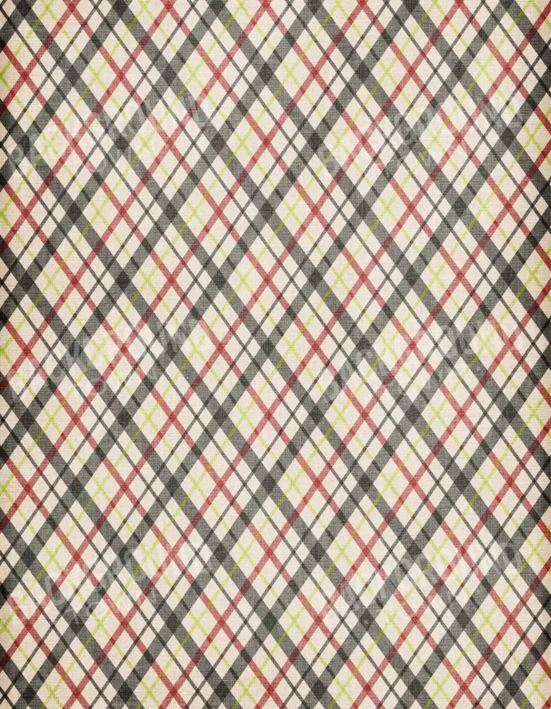 Plaid 6X8 Fleece ( 72 X 96 Inch ) Backdrop