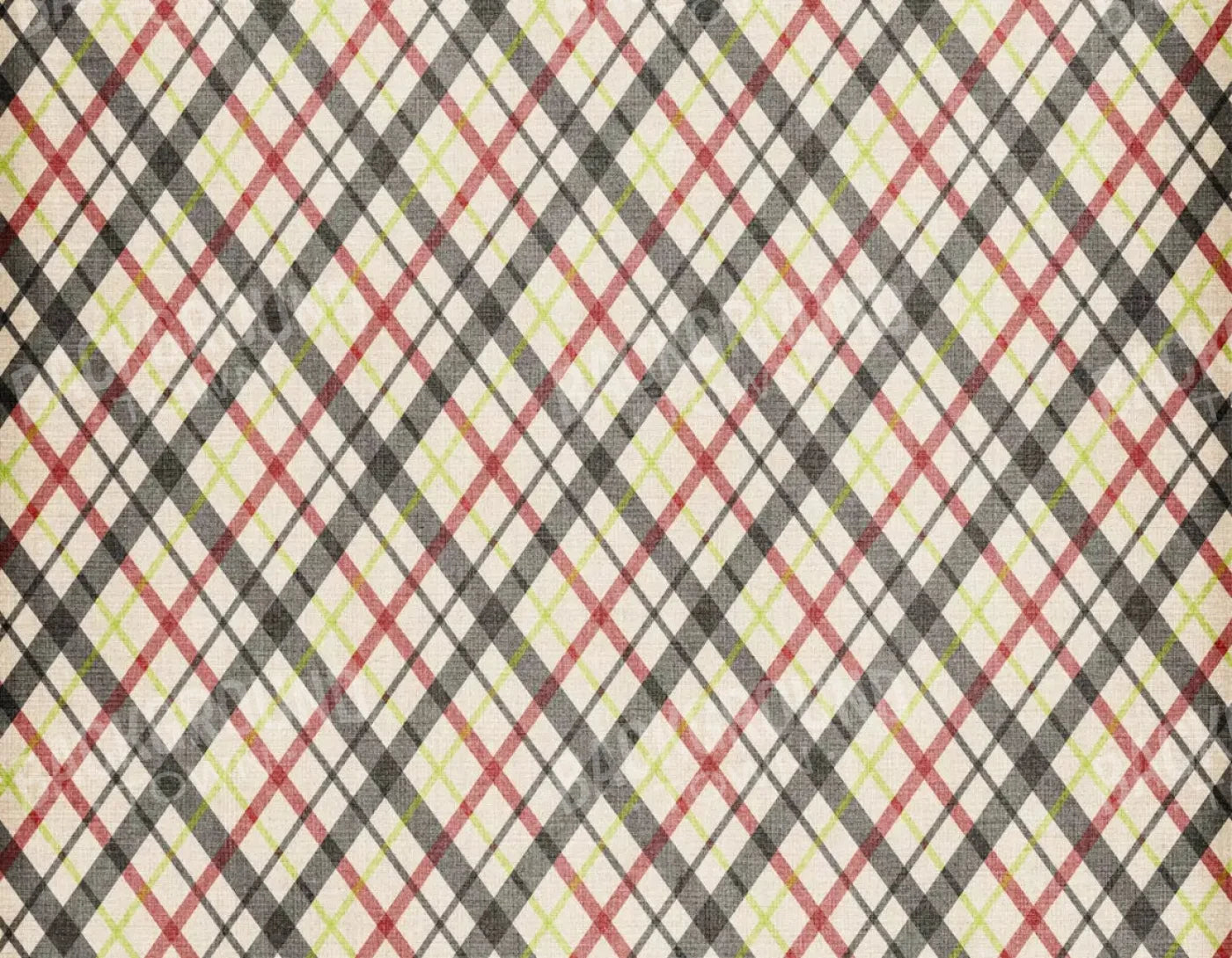Plaid 8X6 Fleece ( 96 X 72 Inch ) Backdrop