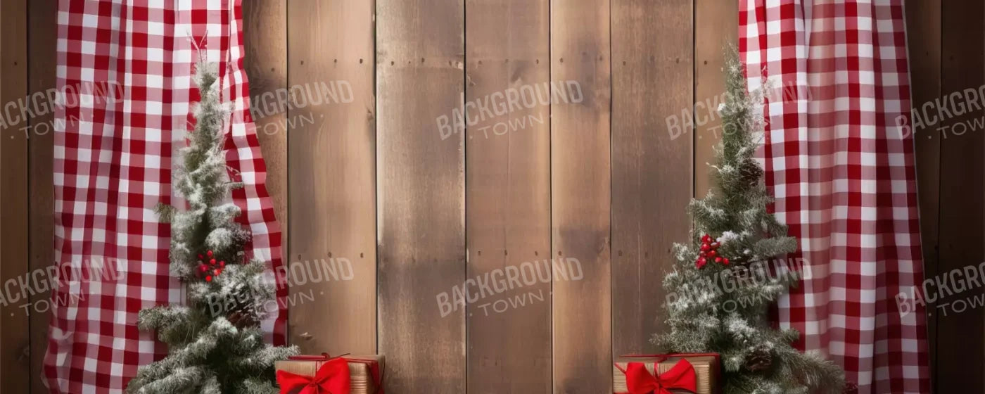 Plaid Tidings Iii 20’X8’ Ultracloth (240 X 96 Inch) Backdrop