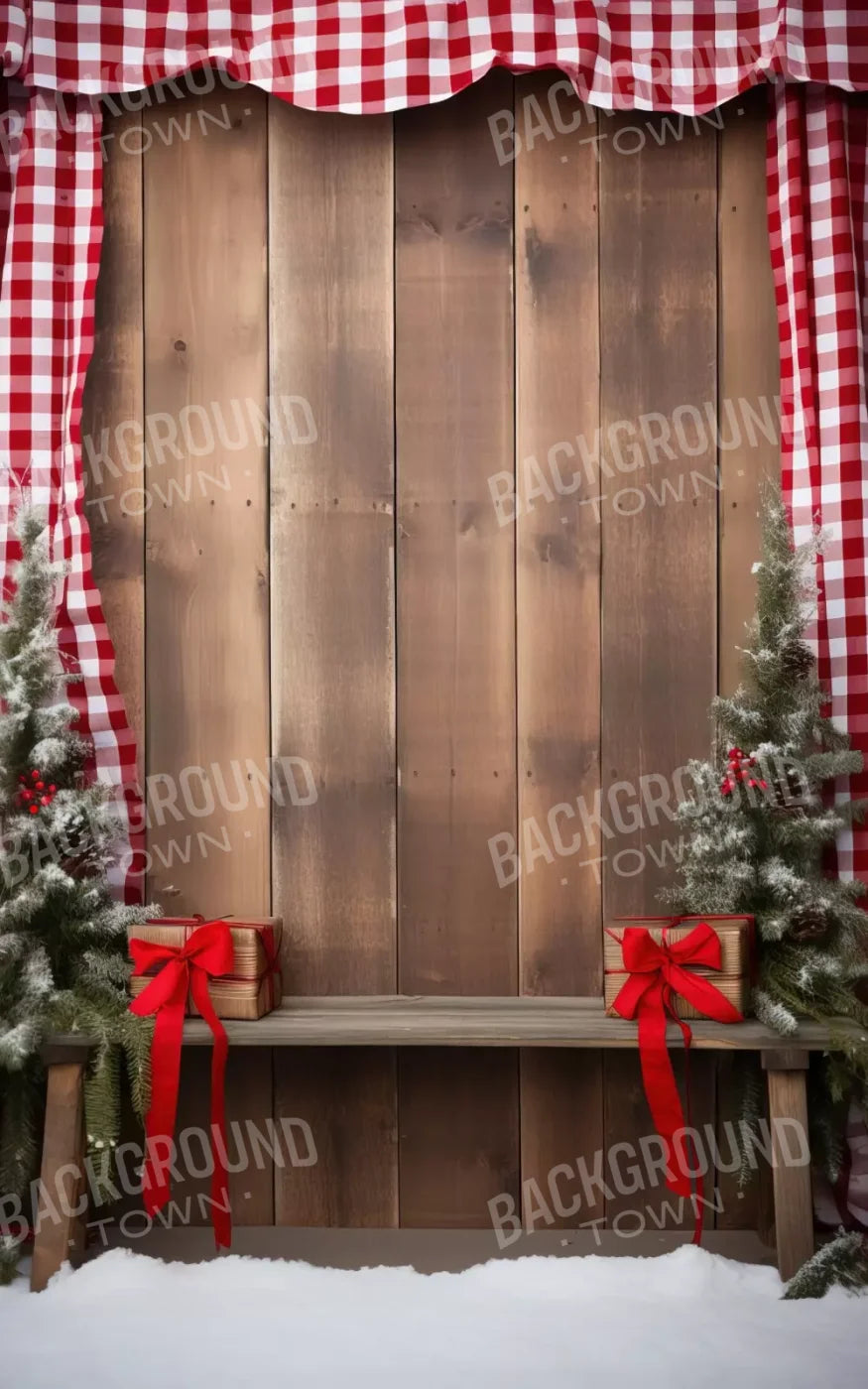 Plaid Tidings Iii 5’X8’ Ultracloth (60 X 96 Inch) Backdrop