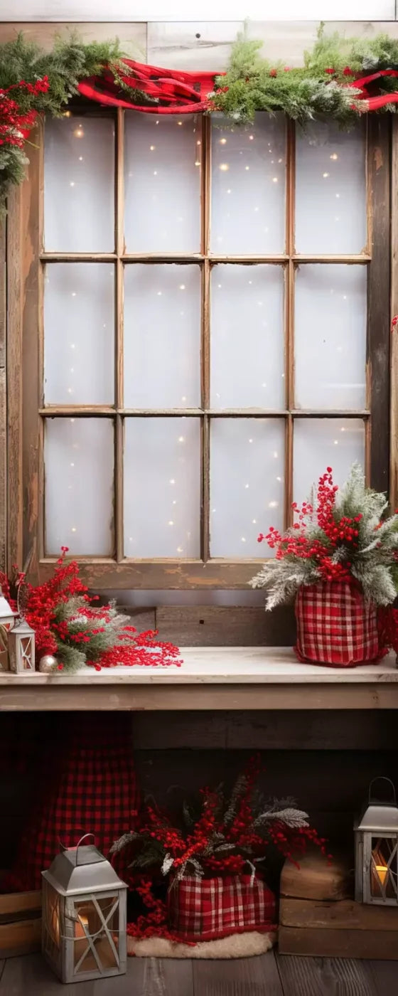 Plaid Tidings 8’X20’ Ultracloth (96 X 240 Inch) Backdrop