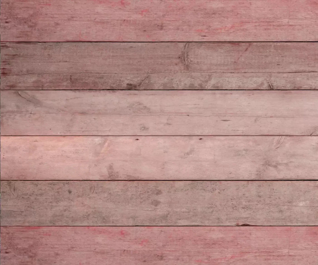 Planked Pink 5X42 Fleece ( 60 X 50 Inch ) Backdrop