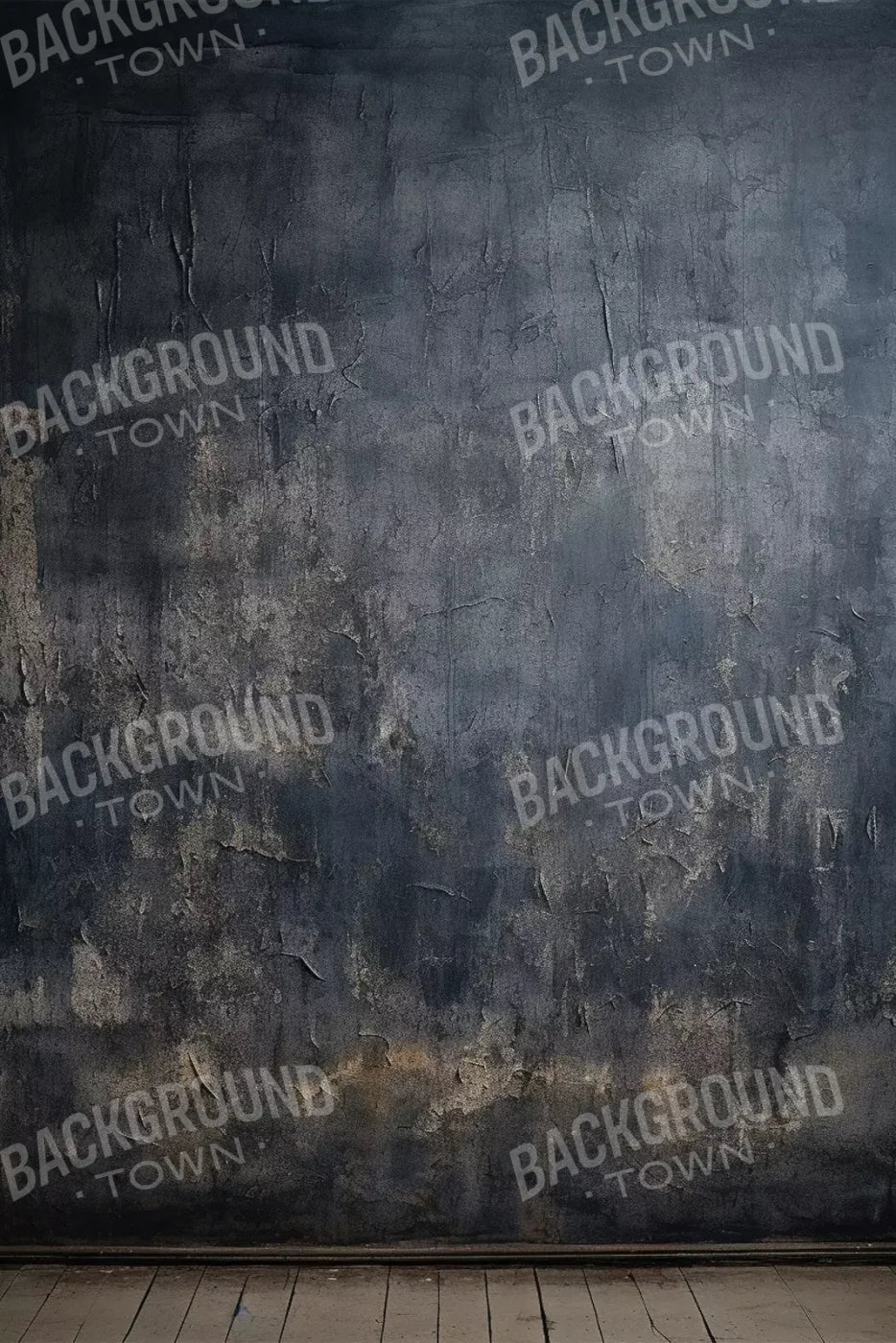 Plaster Wall Blue Ii 8’X12’ Ultracloth (96 X 144 Inch) Backdrop