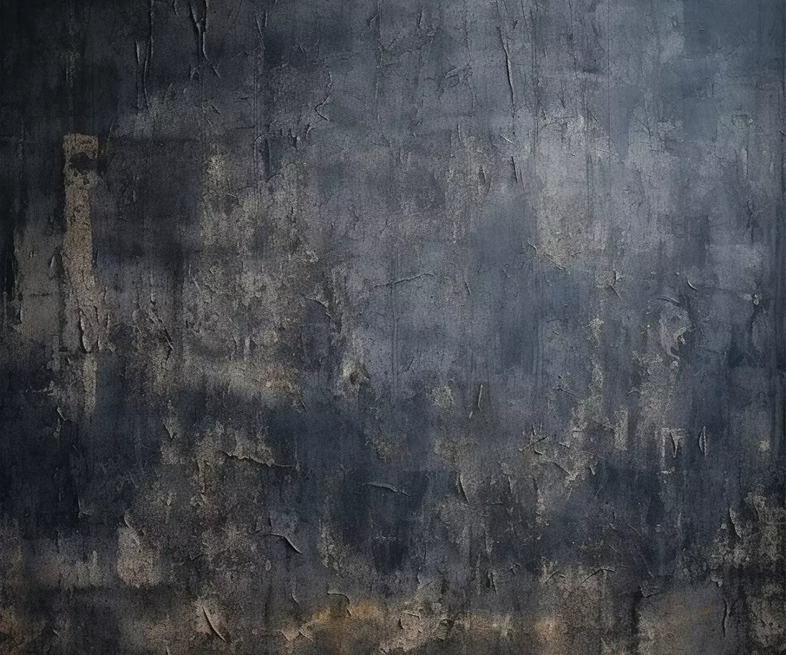 Plaster Wall Blue Ii 5’X4’2 Fleece (60 X 50 Inch) Backdrop