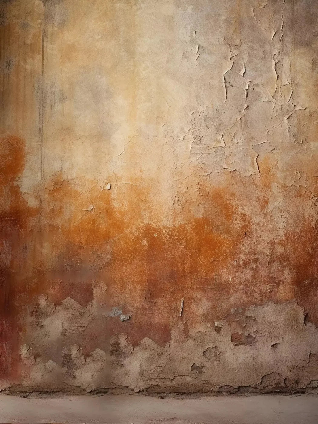 Plaster Wall Brown 5X68 Fleece ( 60 X 80 Inch ) Backdrop