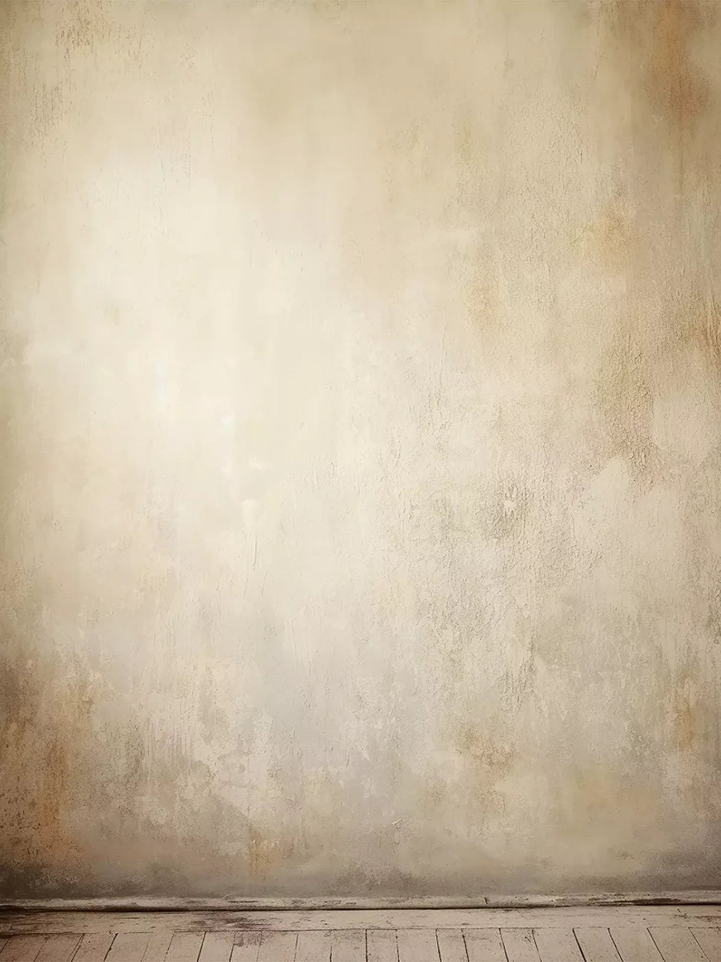 Plaster Wall Cream I 5X68 Fleece ( 60 X 80 Inch ) Backdrop