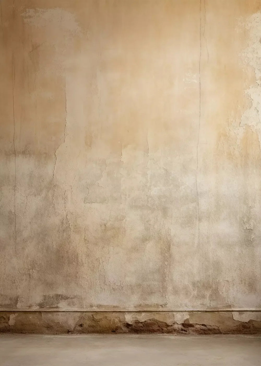Plaster Wall Cream Iii 5’X7’ Ultracloth (60 X 84 Inch) Backdrop