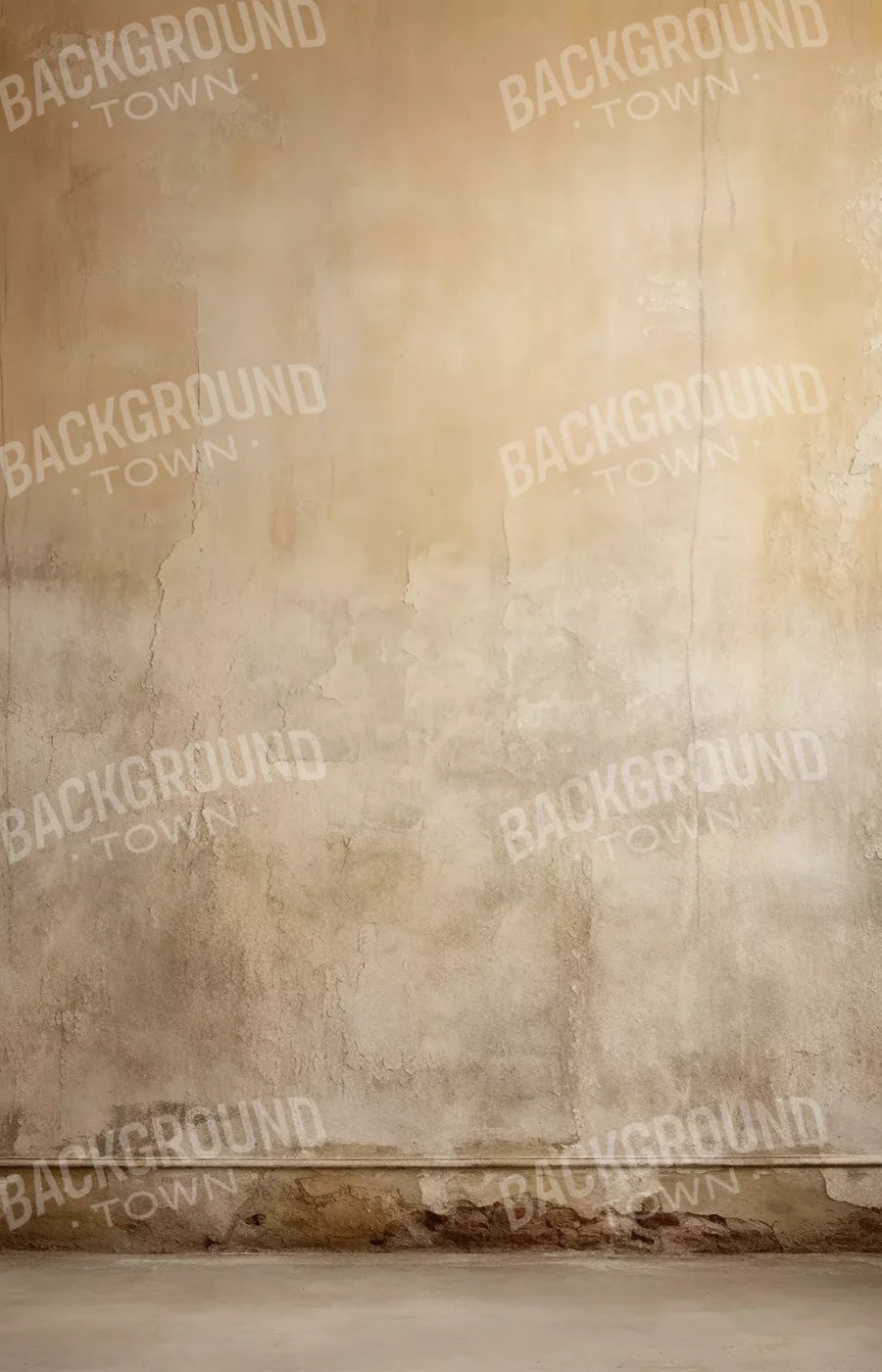 Plaster Wall Cream Iii 9’X14’ Ultracloth (108 X 168 Inch) Backdrop