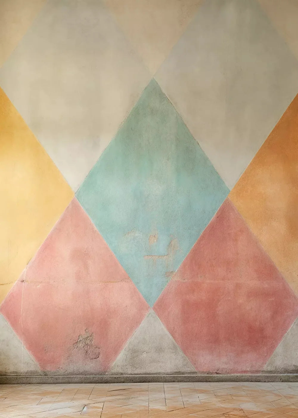 Plaster Wall Diamond I 5’X7’ Ultracloth (60 X 84 Inch) Backdrop