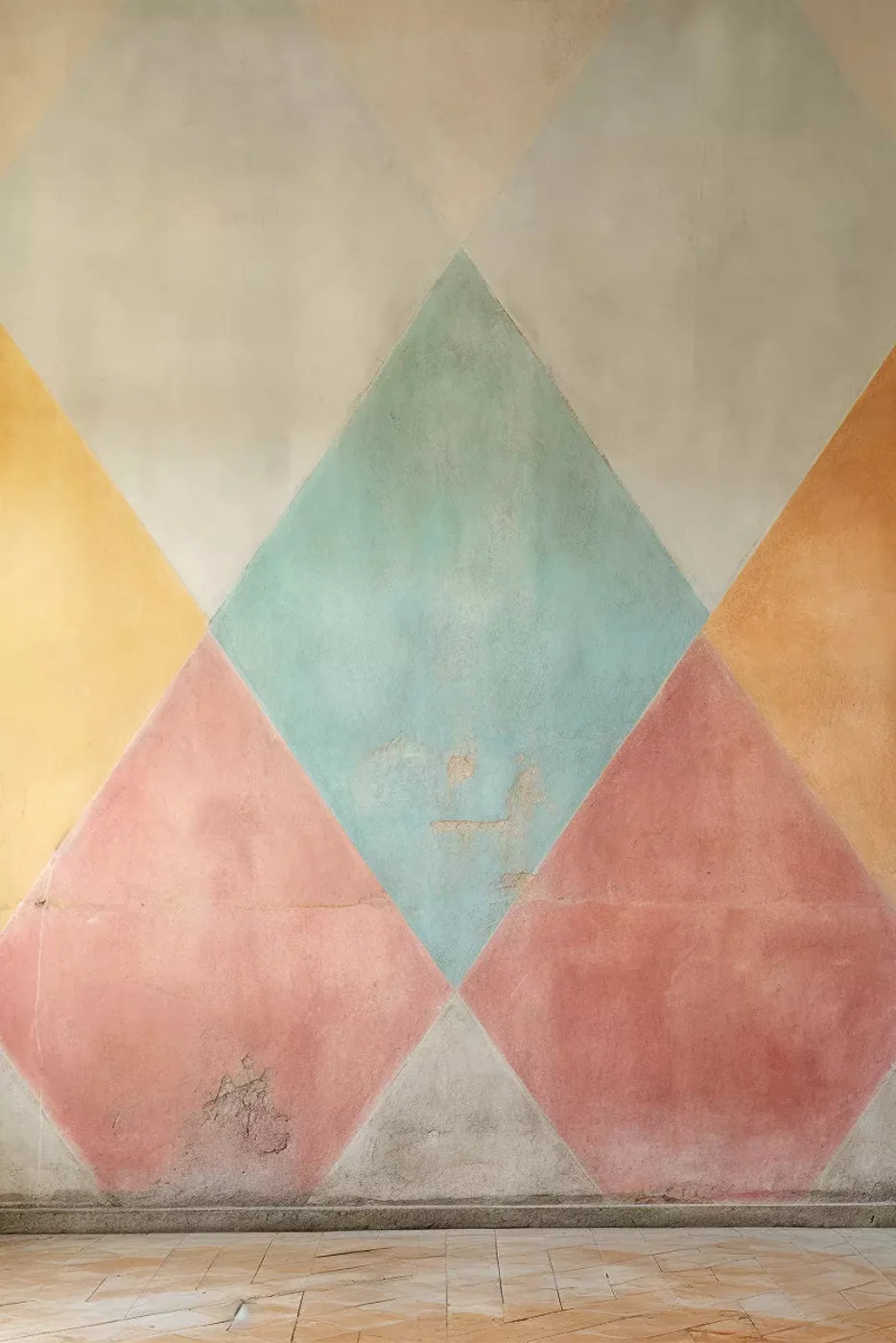 Plaster Wall Diamond I 8’X12’ Ultracloth (96 X 144 Inch) Backdrop