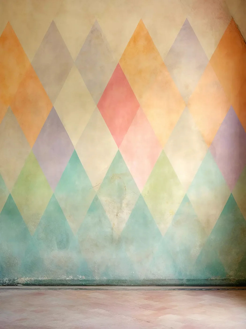 Plaster Wall Diamond Ii 5’X6’8 Fleece (60 X 80 Inch) Backdrop