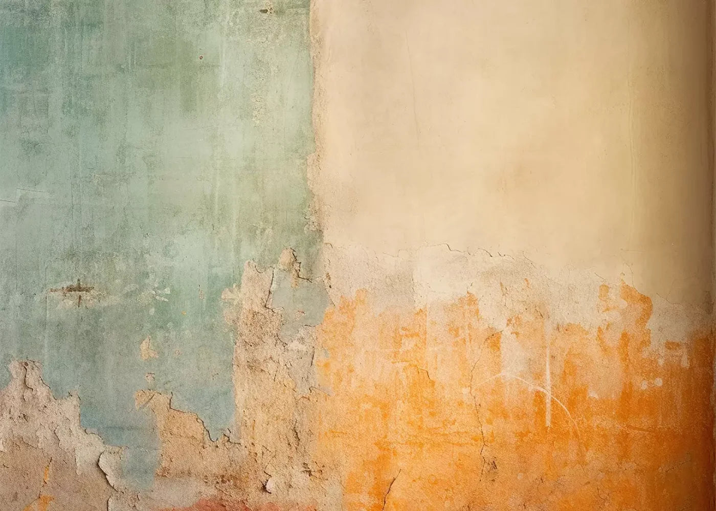 Plaster Wall Multi I 7’X5’ Ultracloth (84 X 60 Inch) Backdrop