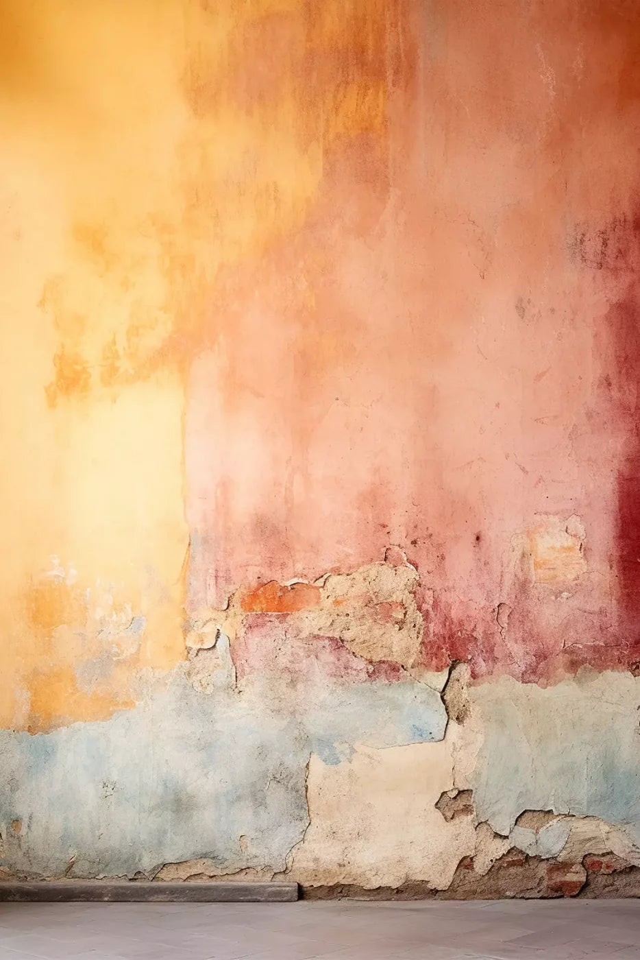 Plaster Wall Multi Ii 8’X12’ Ultracloth (96 X 144 Inch) Backdrop