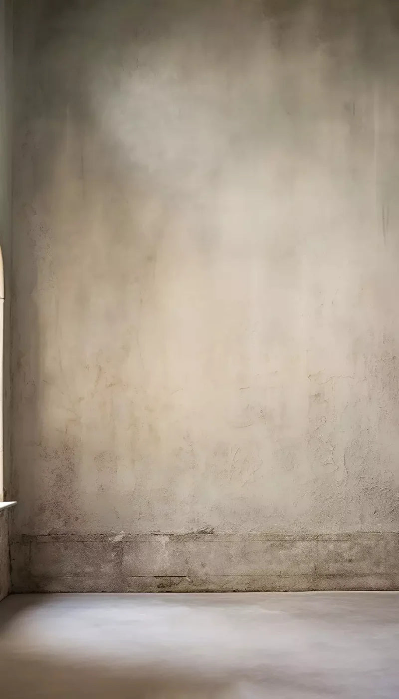 Plaster Wall White Window 8’X14’ Ultracloth (96 X 168 Inch) Backdrop