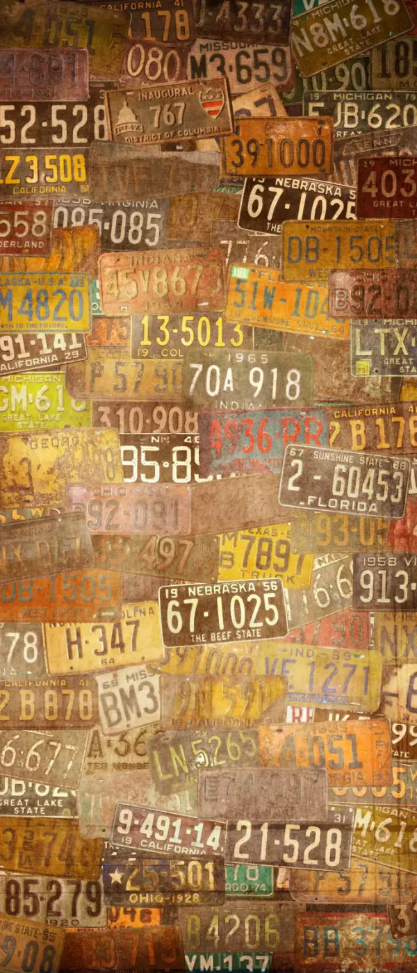 Platesvintage 5X12 Ultracloth For Westcott X-Drop ( 60 X 144 Inch ) Backdrop