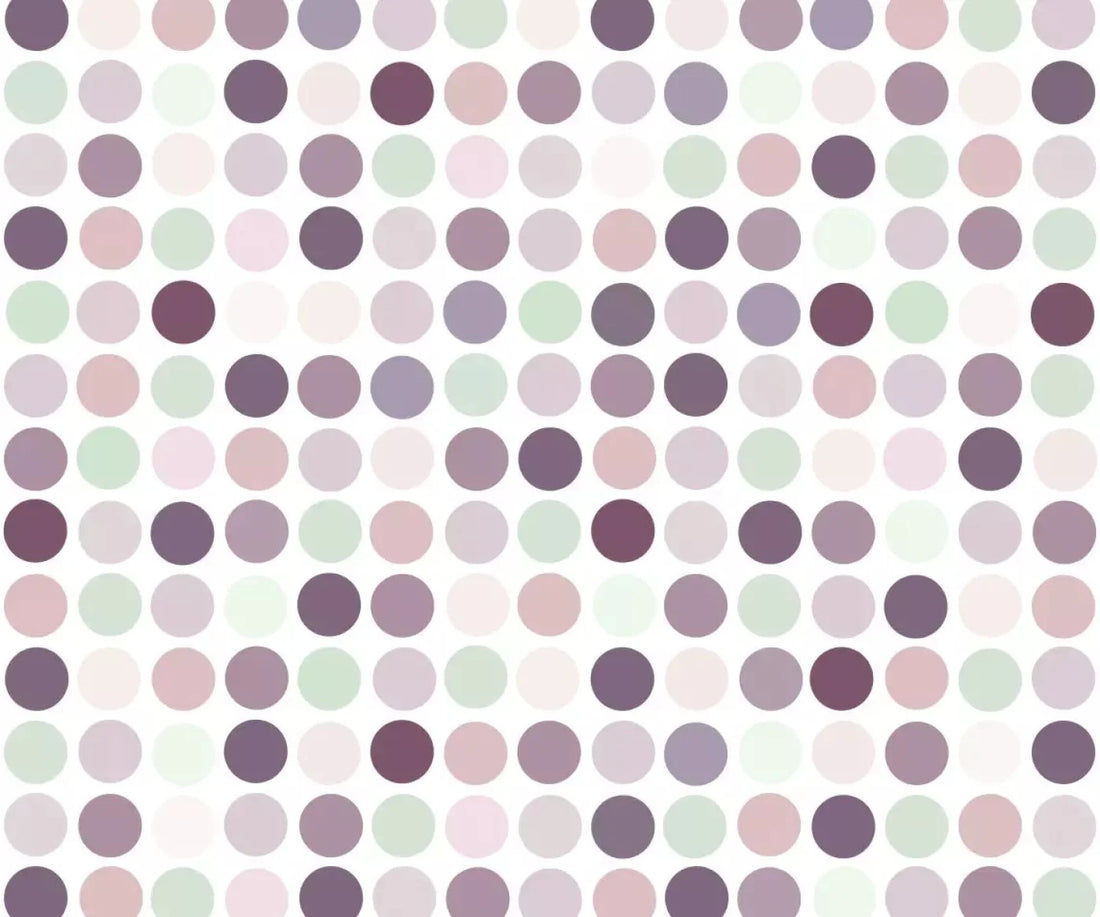 Plum Dottie 5X42 Fleece ( 60 X 50 Inch ) Backdrop