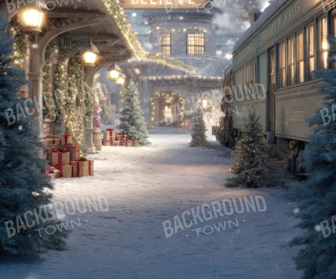 Polar Express 5’x4’2 Fleece (60 x 50 inch) Backdrop