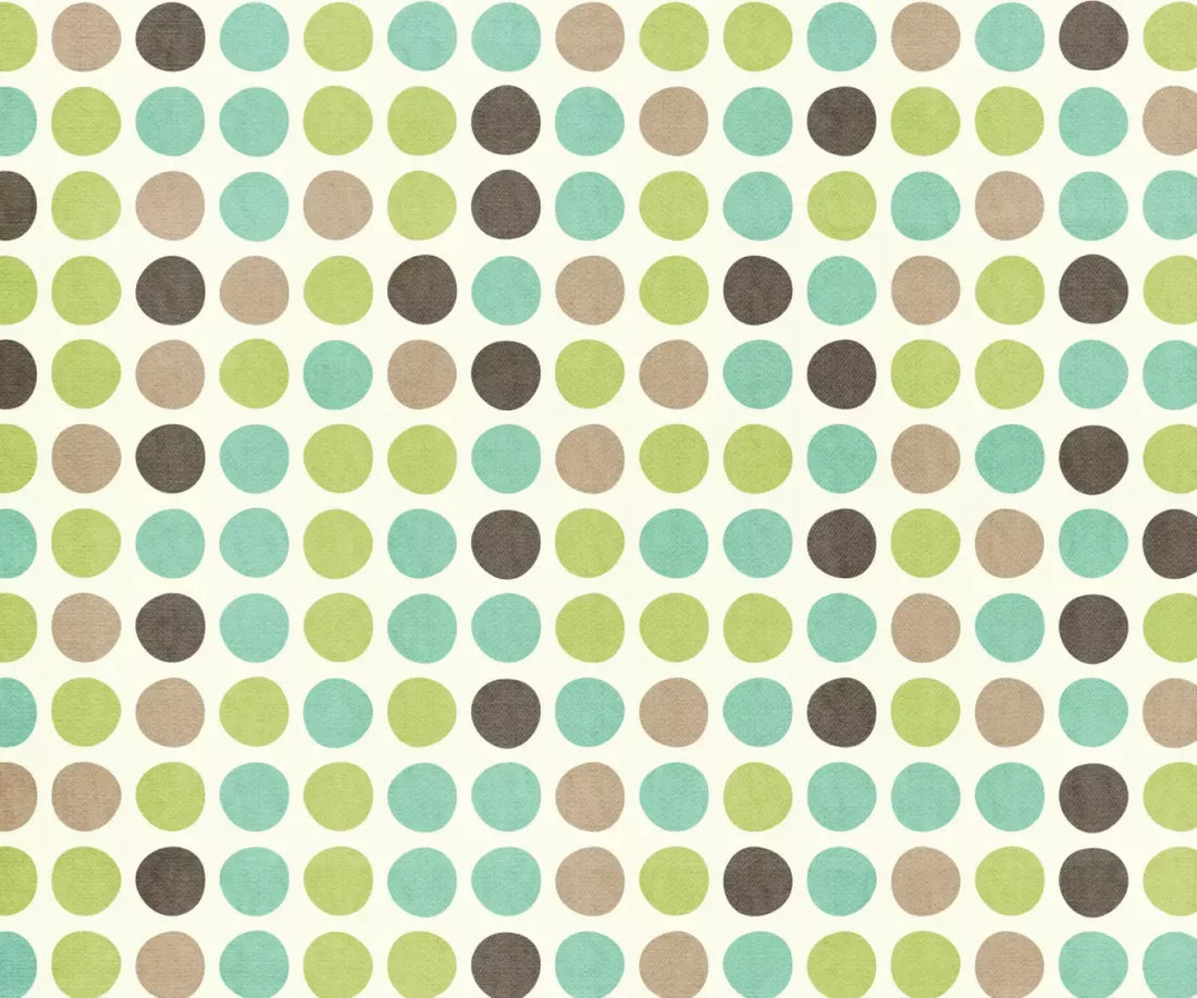 Polka Pistachio 5’X4’2’ Fleece (60 X 50 Inch) Backdrop