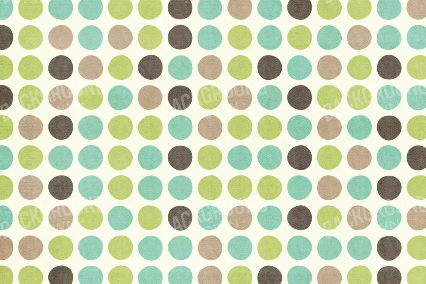 Polka Pistachio 8’X5’ Ultracloth (96 X 60 Inch) Backdrop