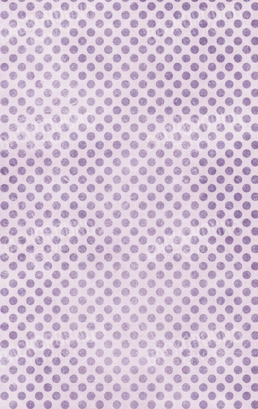 Polka Purple 10’X16’ Ultracloth (120 X 192 Inch) Backdrop