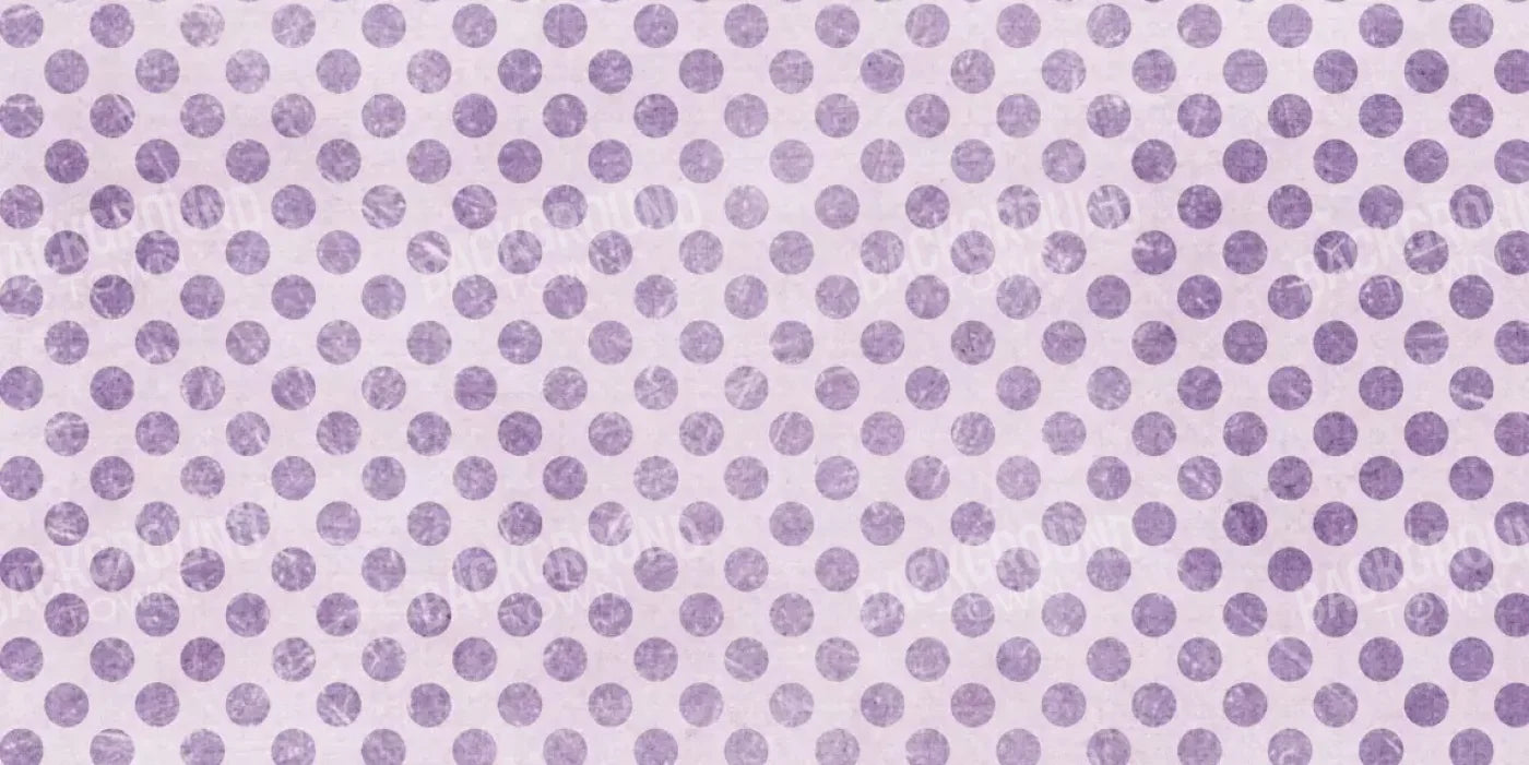 Polka Purple 20’X10’ Ultracloth (240 X 120 Inch) Backdrop