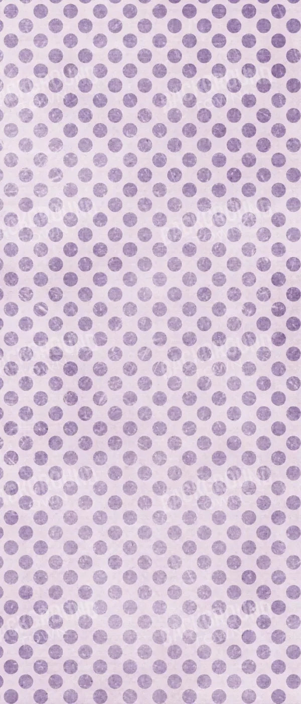 Polka Purple 5’X12’ Ultracloth For Westcott X-Drop (60 X 144 Inch) Backdrop