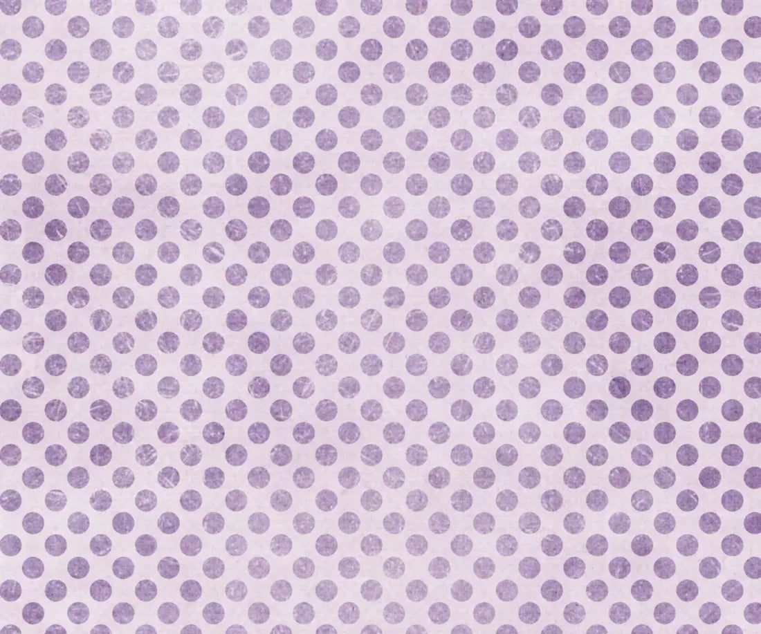 Polka Purple 5’X4’2’ Fleece (60 X 50 Inch) Backdrop