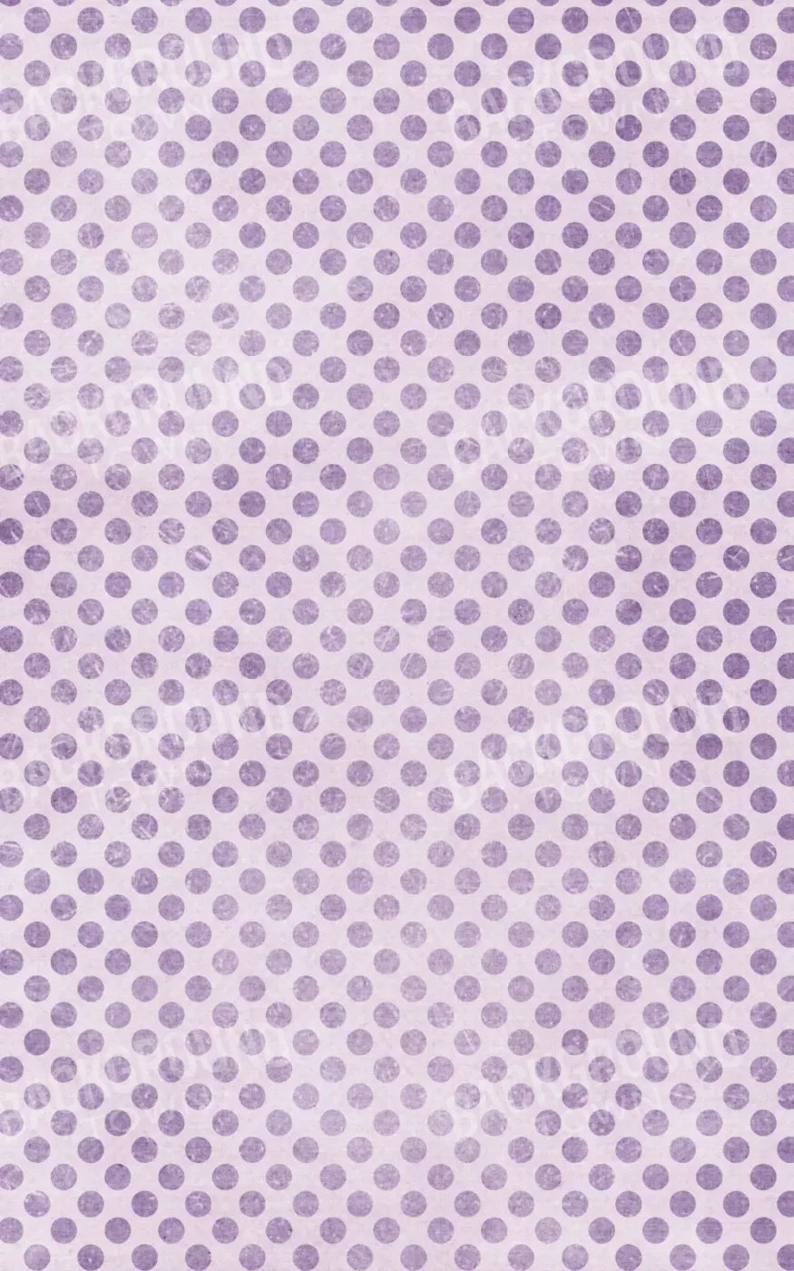 Polka Purple 9’X14’ Ultracloth (108 X 168 Inch) Backdrop