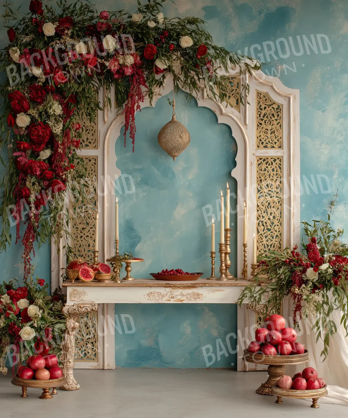 Pomegranate Court 10’x12’ UltraCloth (120 x 144 inch) Backdrop