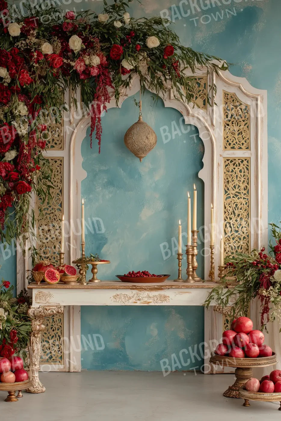 Pomegranate Court 8’x12’ UltraCloth (96 x 144 inch) Backdrop