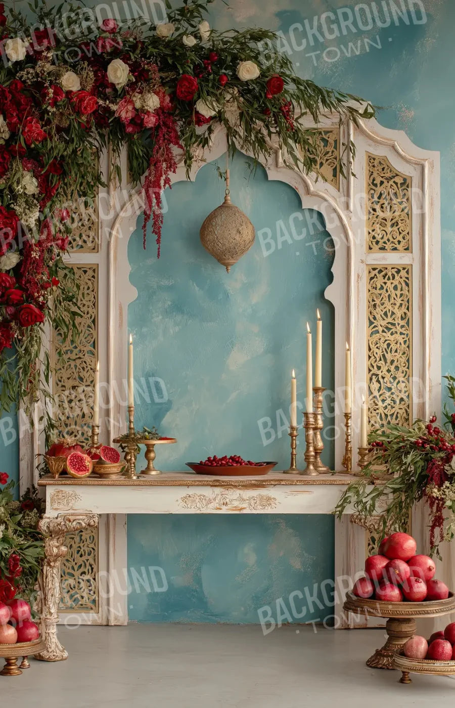 Pomegranate Court 9’x14’ UltraCloth (108 x 168 inch) Backdrop