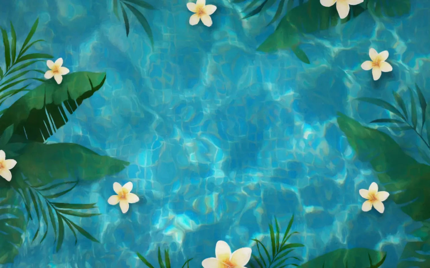 Pool Day 14X9 Ultracloth ( 168 X 108 Inch ) Backdrop