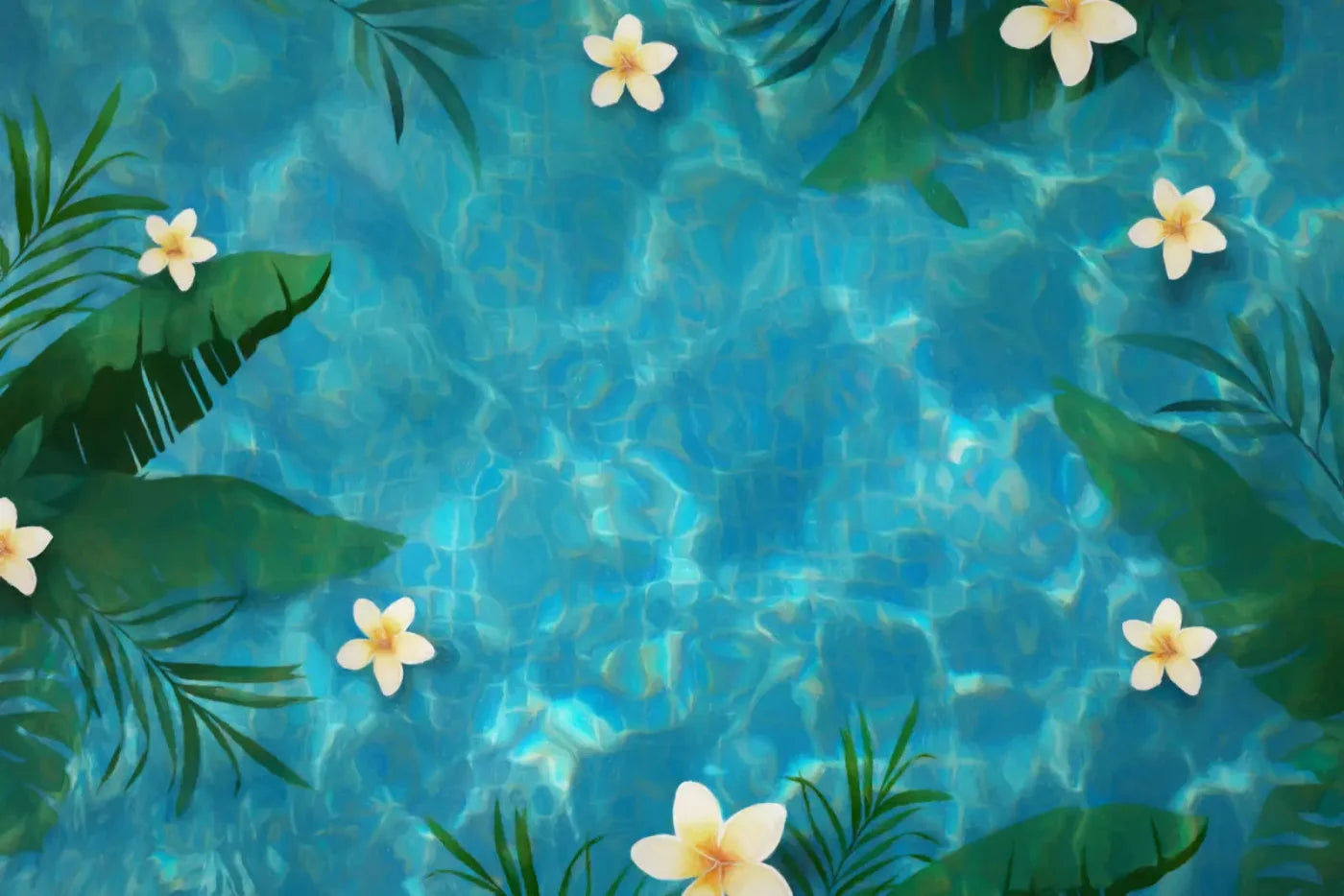Pool Day Backdrop