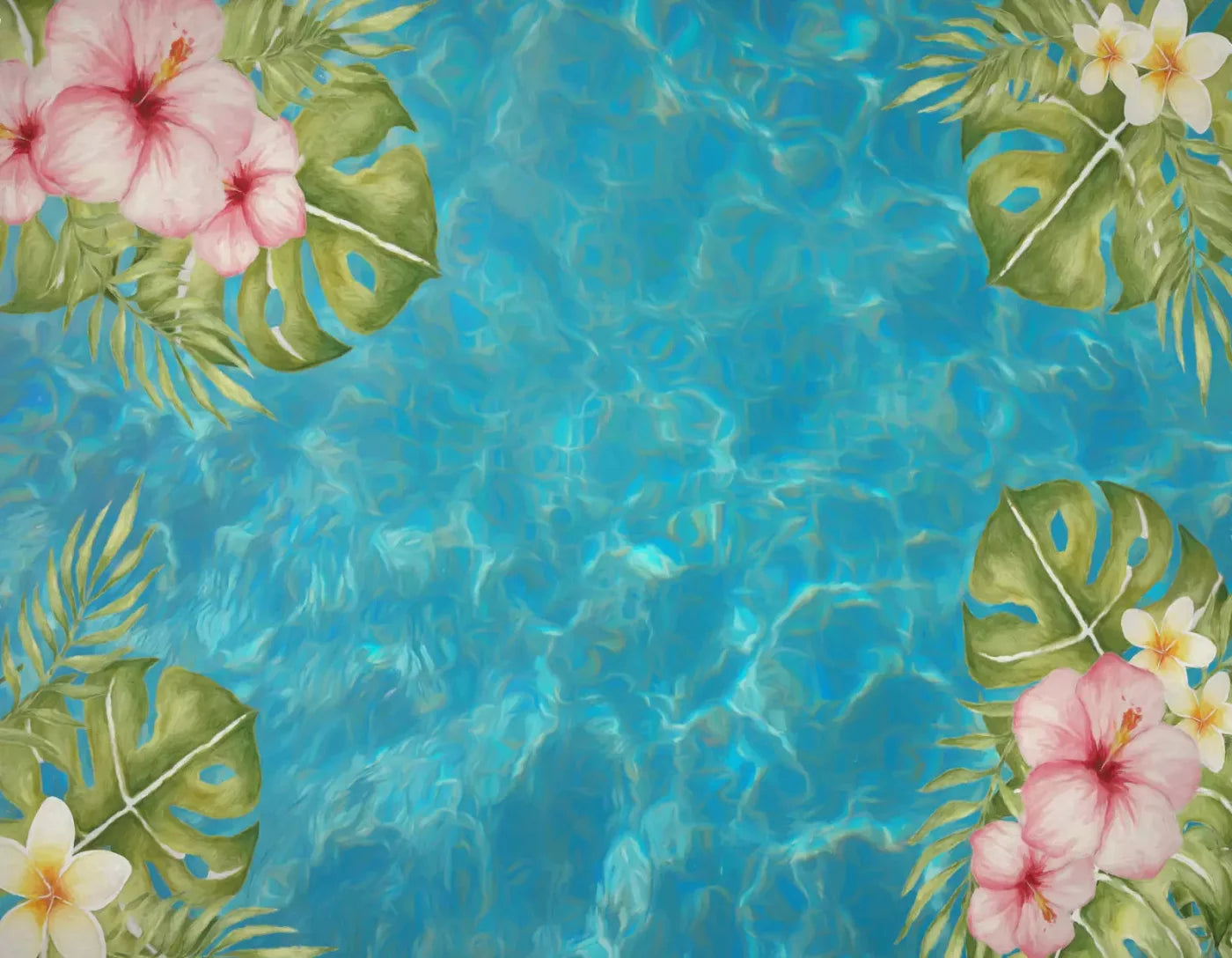 Pool Daze 8X6 Fleece ( 96 X 72 Inch ) Backdrop