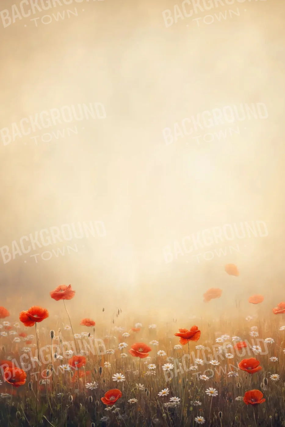 Poppy Field 8’x12’ UltraCloth (96 x 144 inch) Backdrop