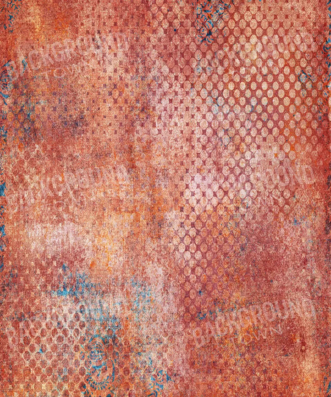 Orange Pattern Backdrop for Photography