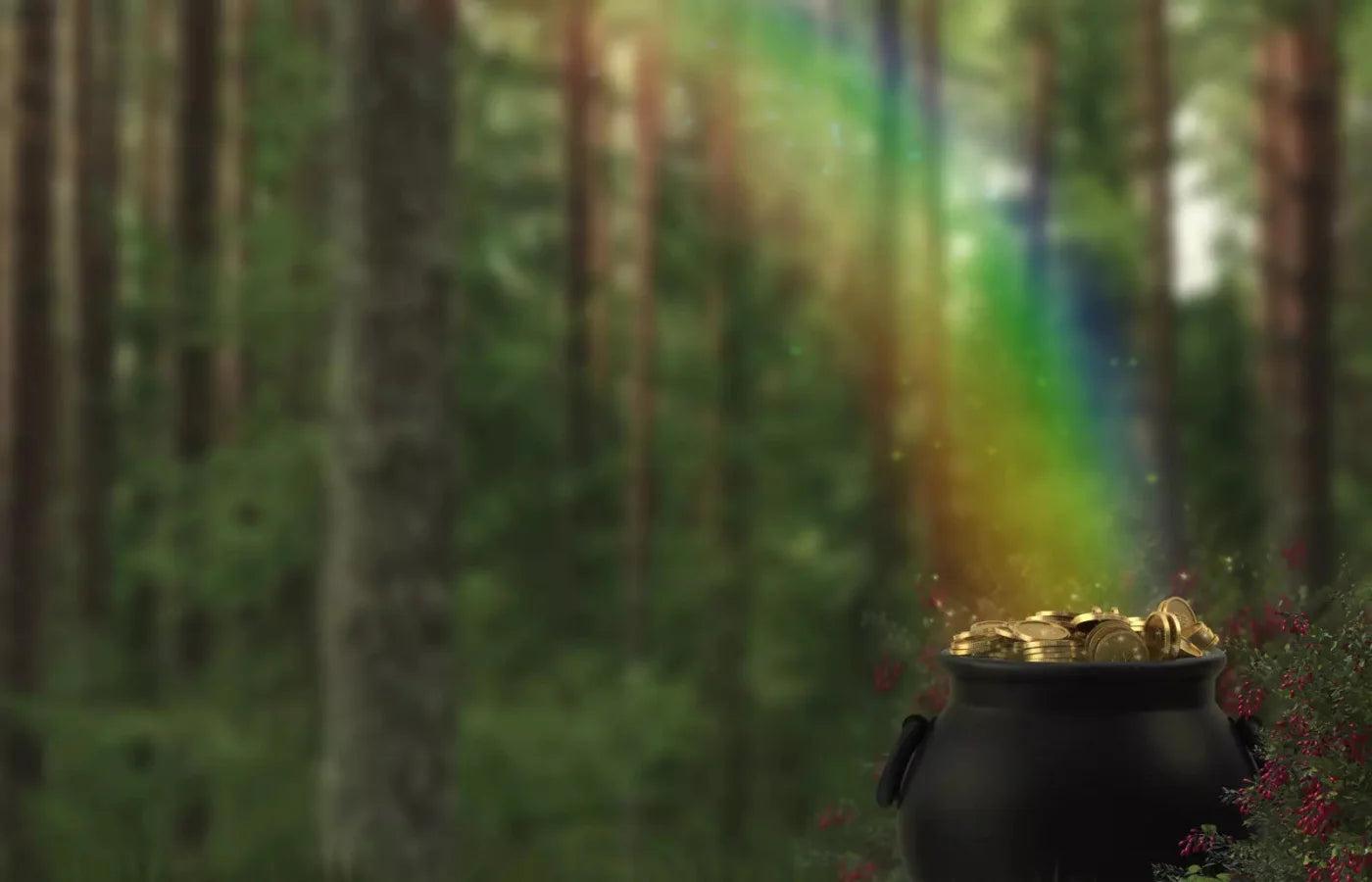 Pot Of Gold 12X8 Ultracloth ( 144 X 96 Inch ) Backdrop