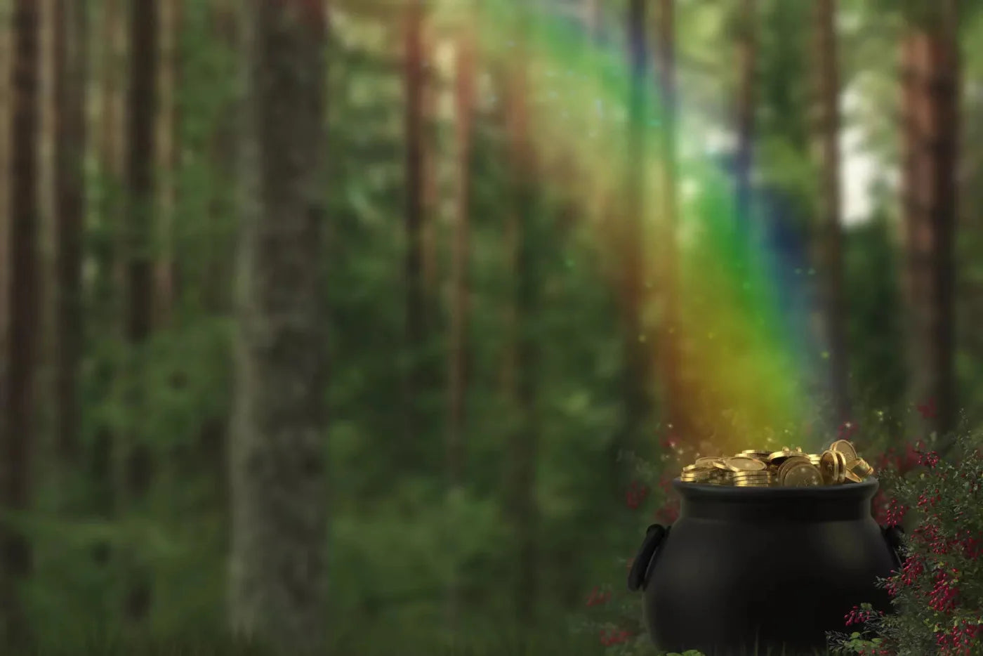 Pot Of Gold 8X5 Ultracloth ( 96 X 60 Inch ) Backdrop