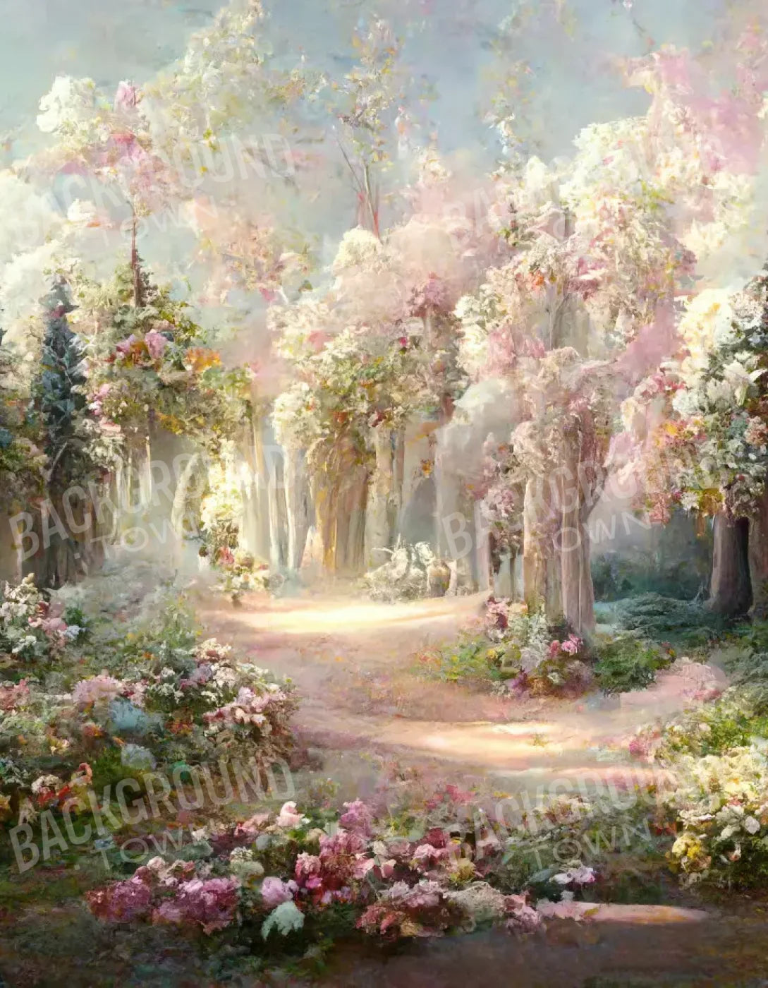 Pretty Forest 6’X8’ Fleece (72 X 96 Inch) Backdrop