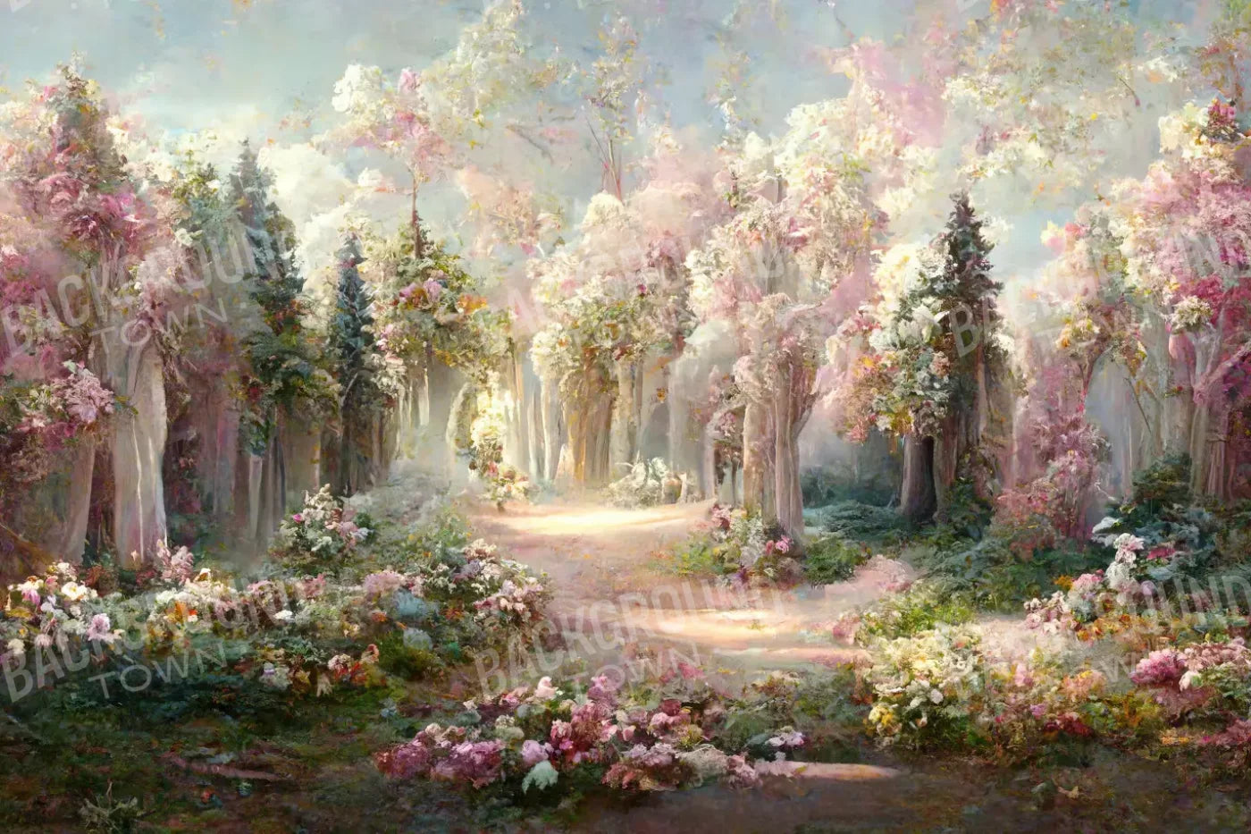 Pretty Forest 8’X5’ Ultracloth (96 X 60 Inch) Backdrop