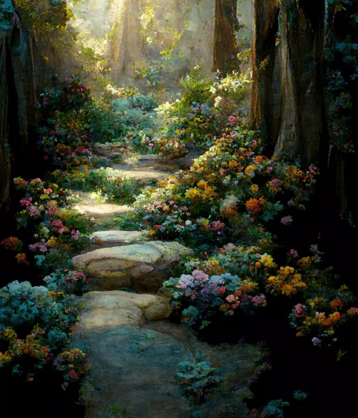 Pretty Path 10X12 Ultracloth ( 120 X 144 Inch ) Backdrop