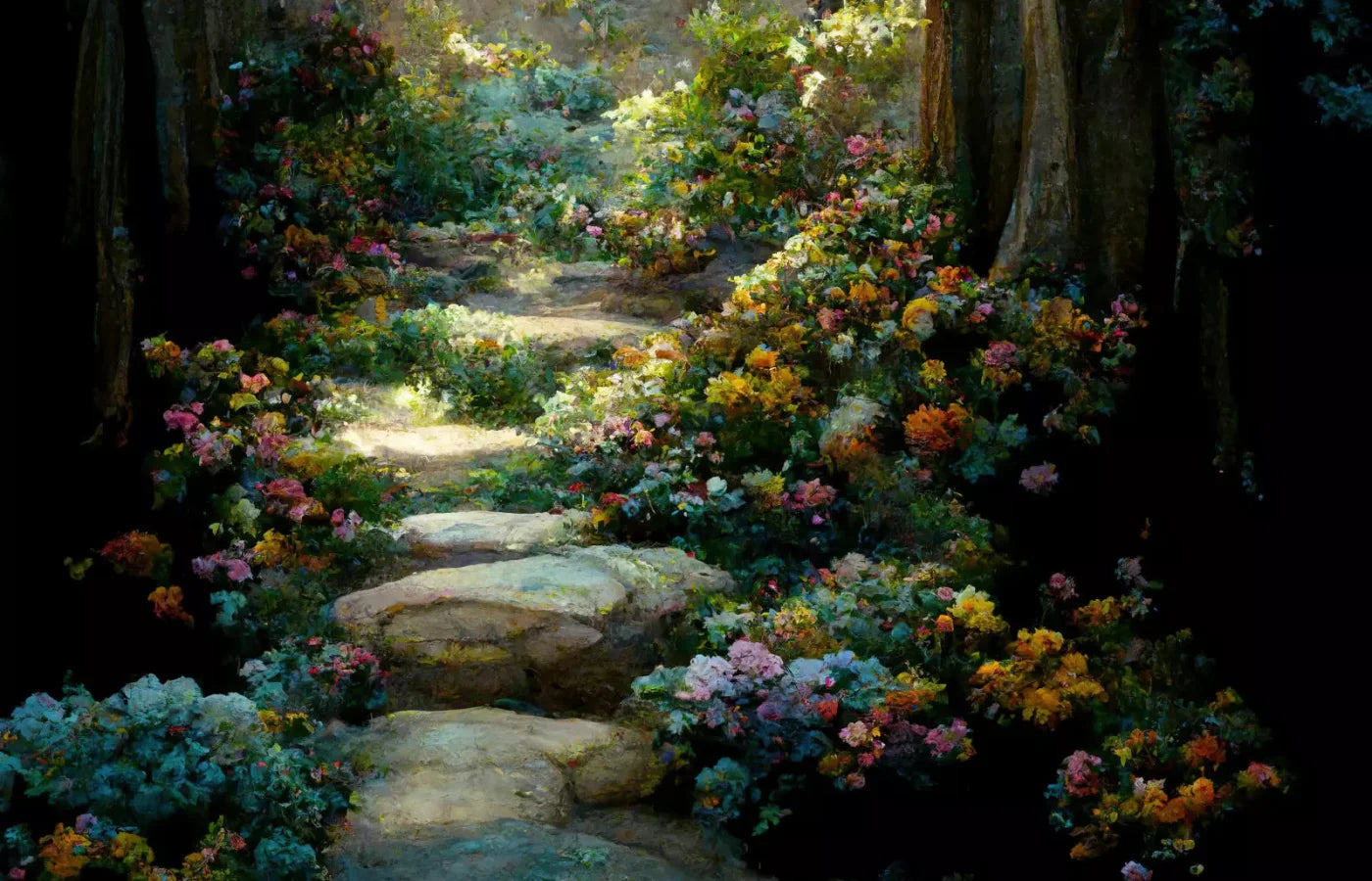 Pretty Path 12X8 Ultracloth ( 144 X 96 Inch ) Backdrop