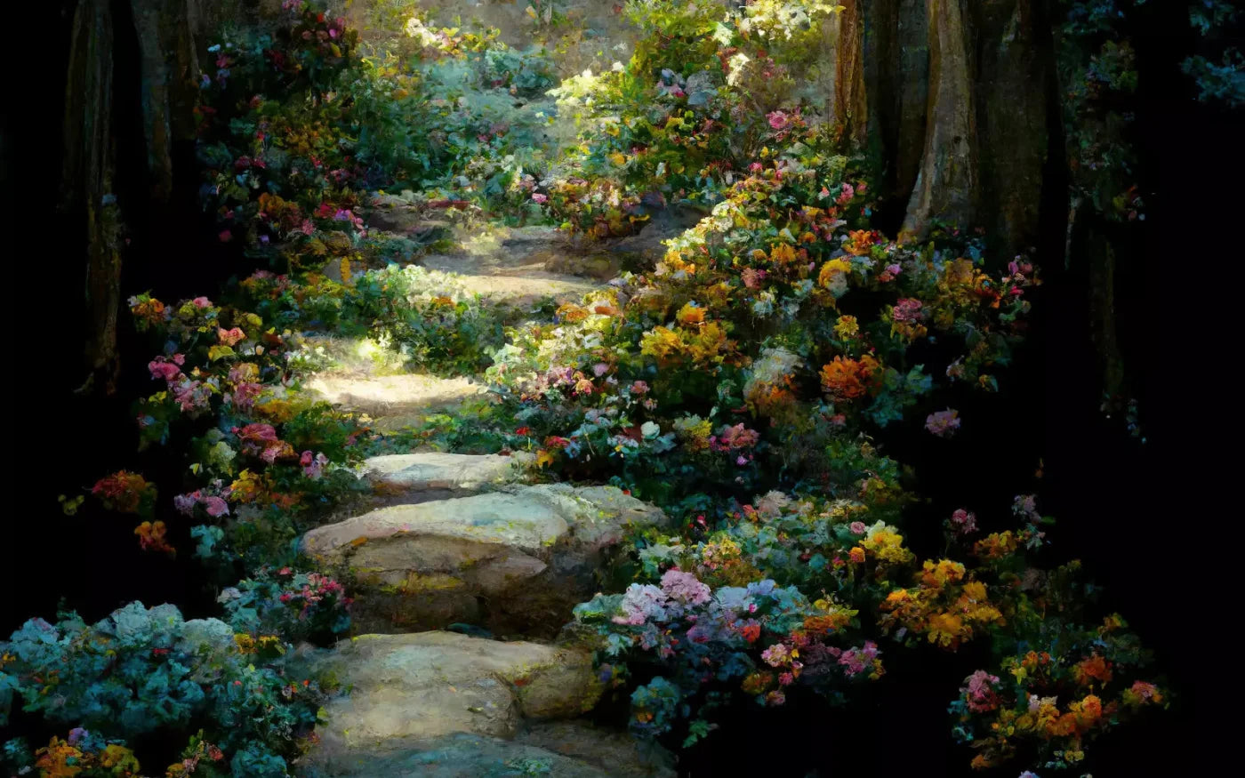 Pretty Path 14X9 Ultracloth ( 168 X 108 Inch ) Backdrop