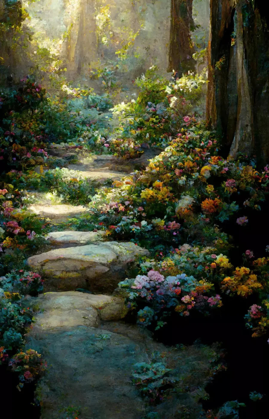 Pretty Path 8X12 Ultracloth ( 96 X 144 Inch ) Backdrop