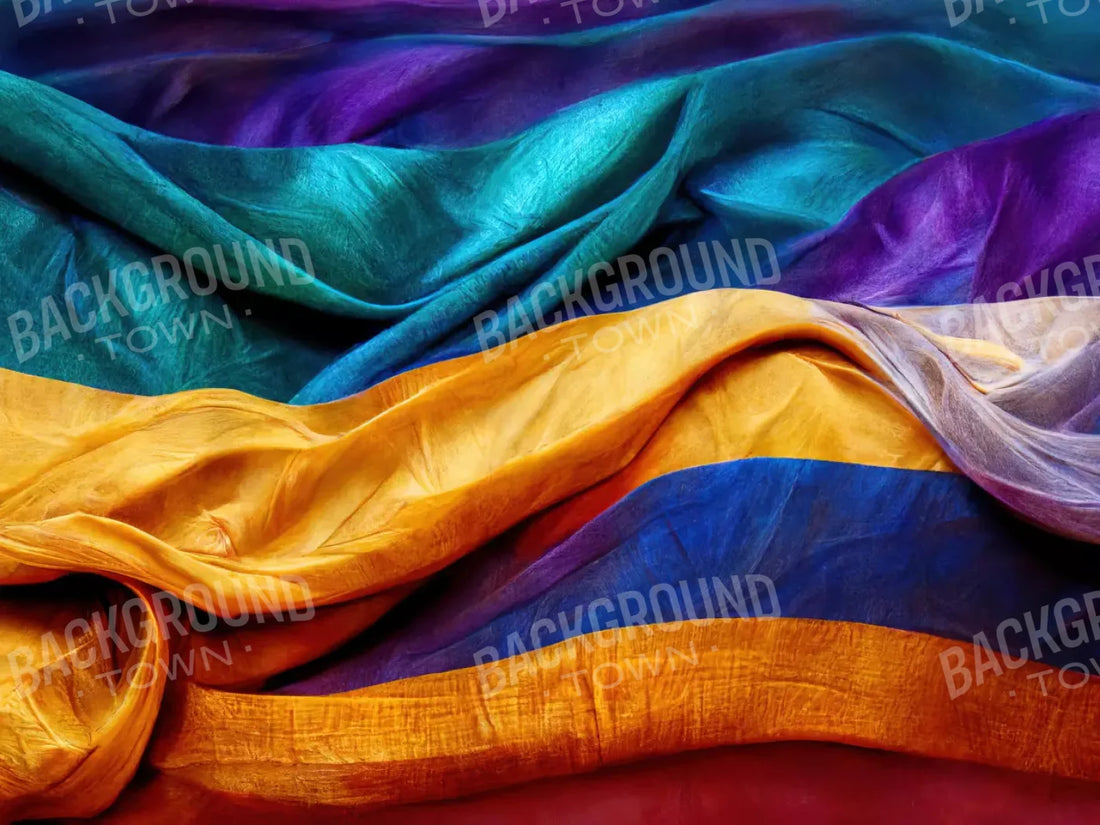 Pride Flag 2 6’8’X5’ Fleece (80 X 60 Inch) Backdrop