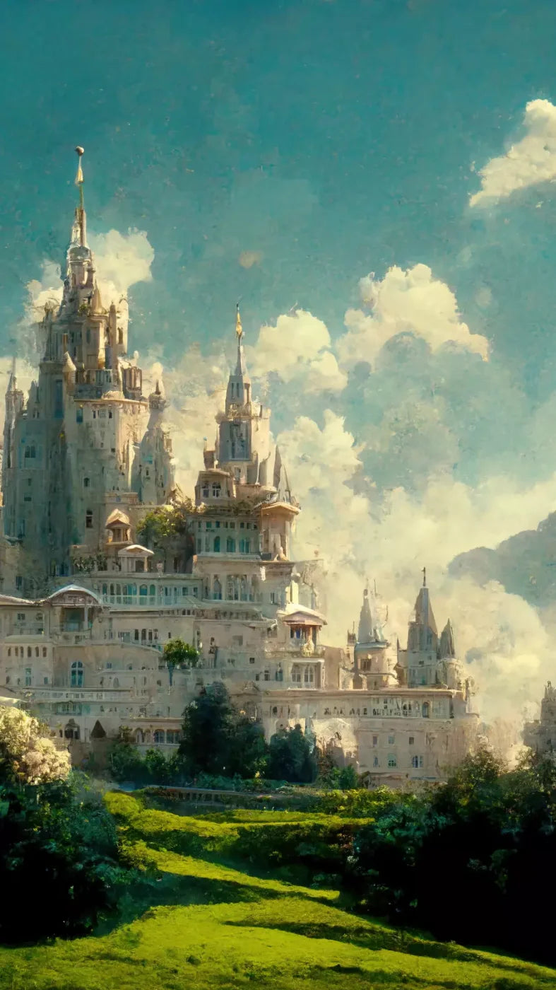 Princess Castle 8’X14’ Ultracloth (96 X 168 Inch) Backdrop