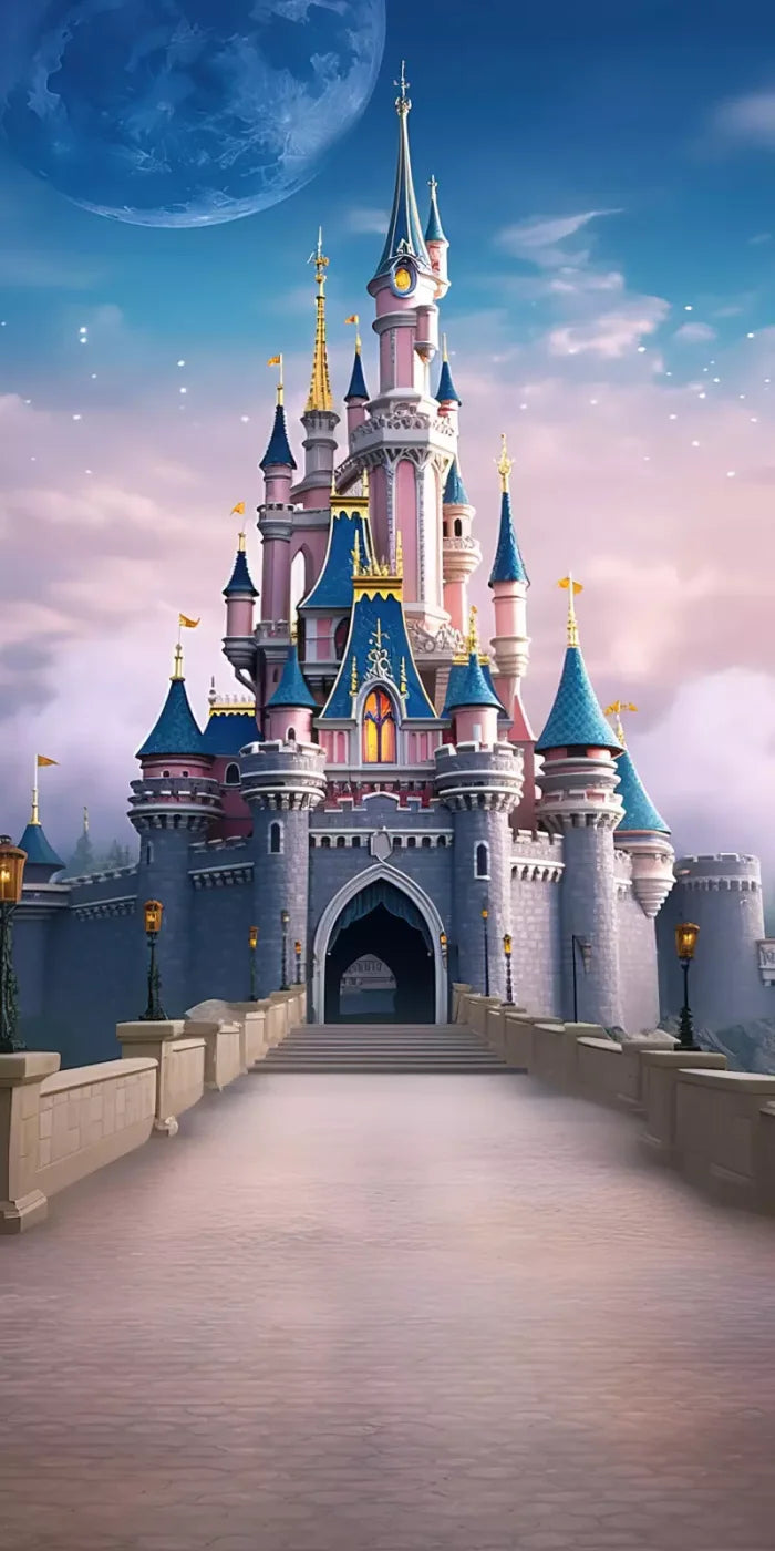 Princess Castle I 8’x16’ UltraCloth (96 x 192 inch) Backdrop