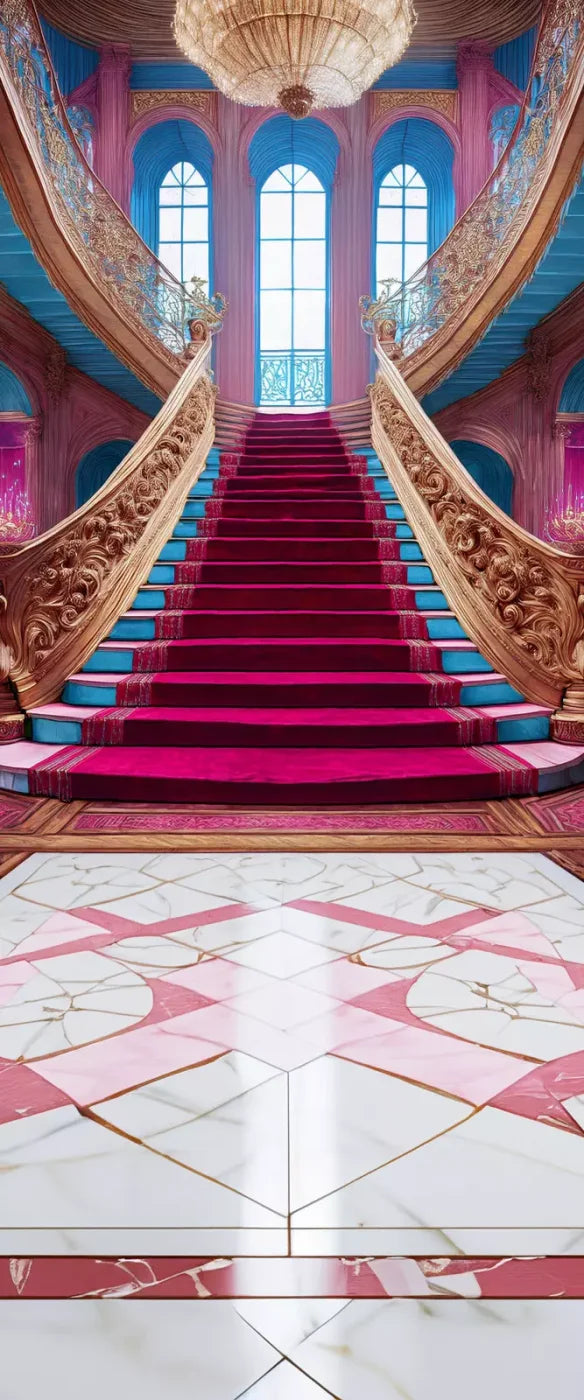 Princess Staircase Sweep 5’X12’ Ultracloth For Westcott X-Drop (60 X 144 Inch) Backdrop