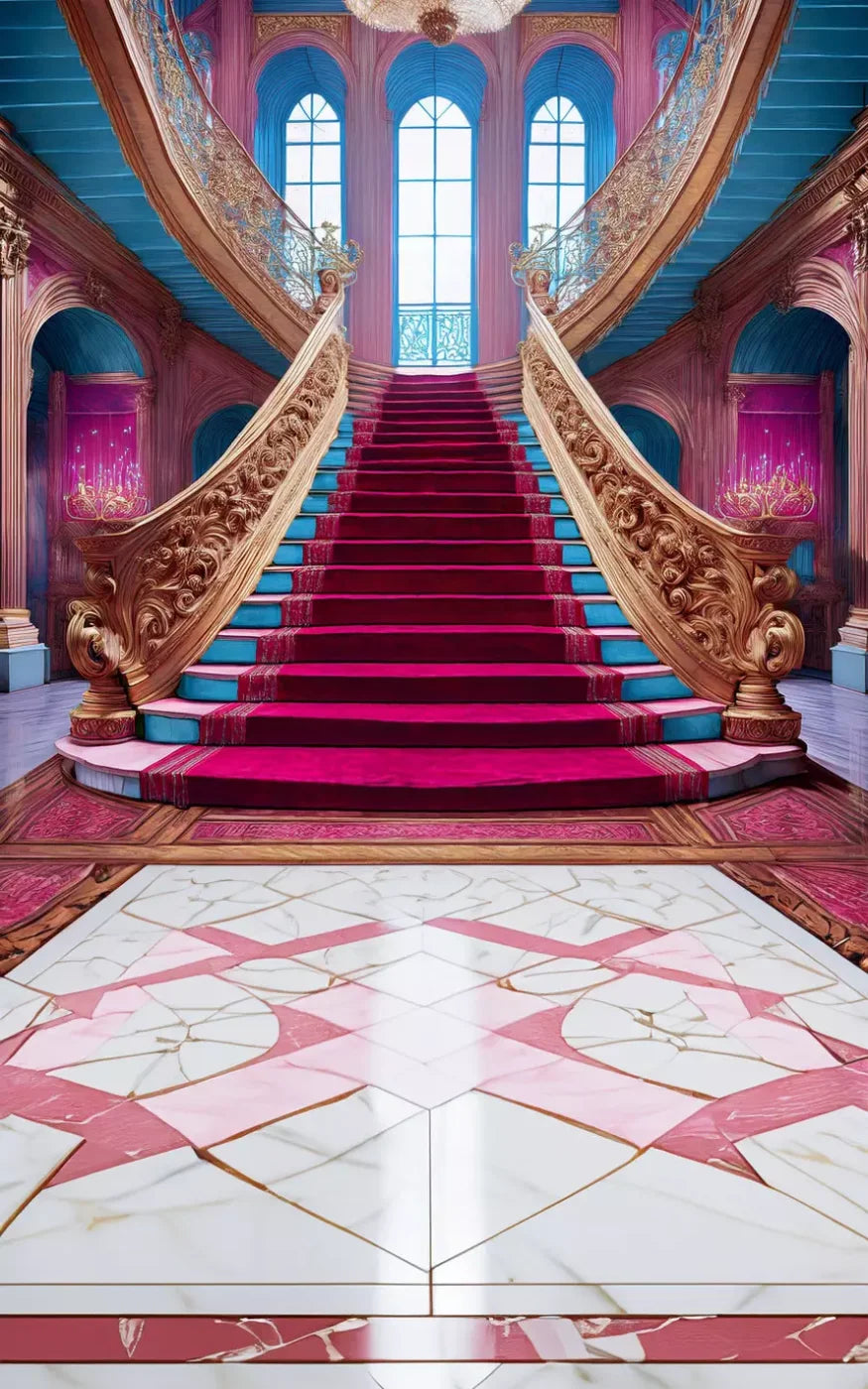 Princess Staircase Sweep 5’X8’ Ultracloth (60 X 96 Inch) Backdrop