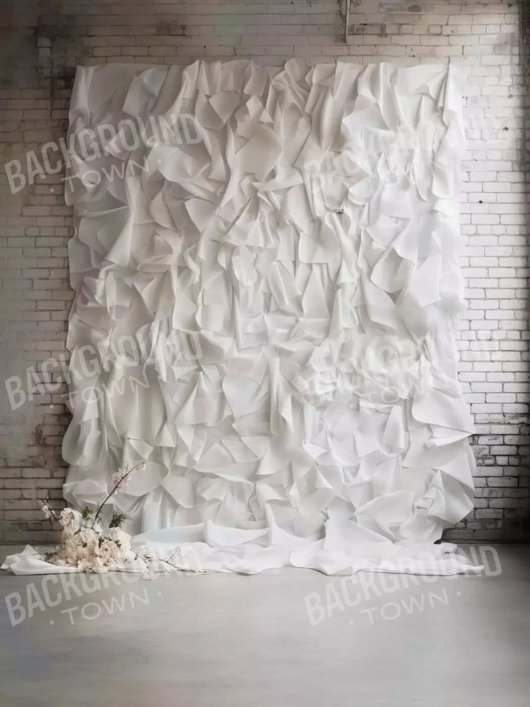 Pristine Opulence I 8X10 Fleece ( 96 X 120 Inch ) Backdrop